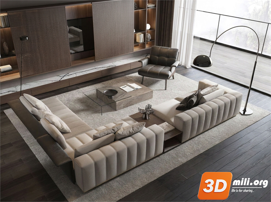 Sofa Minotti Skp Files 